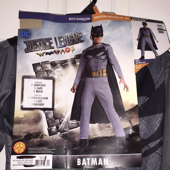 Batman Boys 3 Piece Halloween Pretend Play Superhero Costume Size Medium… - Picture 3 of 13